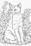 Placeholder: cute kittens cat coloring page
