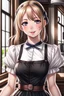 Placeholder: anime girl maid realistic