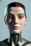 Placeholder: complex 3d render ultra detailed of a beautiful porcelain profile woman android face, cyborg, robotic parts, 150 mm, beautiful studio soft light, rim light, vibrant details, luxurious cyberpunk, lace, hyperrealistic, anatomical, facial muscles, cable electric wires, microchip, elegant, beautiful background, octane render, H.R. Giger style, 8k