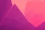 Placeholder: orange triangles, pink triangles, sunrise, mirror, painting