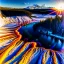 Placeholder: Yellowstone National Park,aerial view,extremely detailed digital painting, high resolution,8k, realistic, beautiful, volumetric lighting, mystical colors ,perfectly centered image, perfect composition, rim light, beautiful lighting,masterpiece, stunning scene, raytracing, anatomically correct, in the style Van Gogh and robert e howard and Ken Kelley and Ohrai Noriyoshi and Simon Bisley and tomzj1.