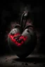 Placeholder: A heart bound by a bomb, burdened with worries