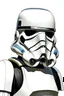 Placeholder: Stormtrooper clipart image animated style on white background