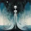 Placeholder: Divorced from reality unholy roller, Max Bill and Kay Nielsen and Stephen Gammell deliver a dark surreal masterpiece, icy hues, dark_cyan and dark_violet color scheme, sinister, creepy, sharp focus, dark shines, asymmetric, abstract embellishment