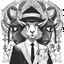 Placeholder: Man with goat eyes