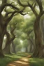 Placeholder: ultra photo realistic tree scenery painting