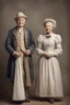 Placeholder: elderly married couple dressed in simple 19th century attire