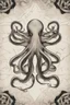 Placeholder: Create a captivating modern 2d ink tattoo design for print , prestigious (Sacred Octopus) using the elegant influences of japan art style, for print, dynamic elements from fashion and design, and bold Japanese contemporary art aesthetics, framing centered in the center, distanced from the edges of the paper perimeter, perfect anatomy, bauhaus, Divine Proportion,
