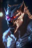 Placeholder: Vampire werewolf fused ,3d render, high details, high contrast, long explosure, hyper realistic, color grading, bokeh, unreal engine 5, 8k