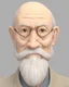 Placeholder: Old man. 3d anime