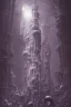 Placeholder: purple tones, high light, Style John Kenn Mortensen,