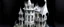 Placeholder: A white vampire bat chateau painted by Alan Sorrell