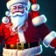 Placeholder: Santa Clause, portrait , embroidery, octane render, high detail, warm lighting