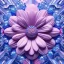 Placeholder: crystal, pink and blue flowers, transparent, beautiful, soft, hight definition, 8k