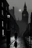 Placeholder: #Jack the Ripper #London #evening #no light #1900s #knife #mystery #190cm