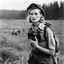 Placeholder: [art by Russ Meyer] Lee Miller stands with her camera in the battlefield. This war photographer is a fascinating figure indeed. She captured powerful images during World War II, showcasing the realities of conflict with a unique perspective. Her work is a testament to the courage and artistry of photojournalists in documenting history.