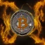 Placeholder: Bitcoin & Ethirium merge with fire