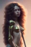 Placeholder: porno model , cute, beautiful, long hair, wavy hair, curly hair، black eyes, head and shoulders portrait, cinematic, 8k, resolution concept art portrait by Greg Rutkowski, Artgerm, WLOP, Alphonse Mucha dynamic lighting hyperdetailed intricately detailed