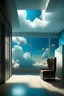 Placeholder: shape of room ,sky , angels, future , clouds