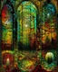 Placeholder: Zdzisław Beksiński . STAINED GLASS