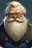 Placeholder: ugly fat dwarf with glasses with white hair young and no beard