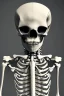 Placeholder: Skeleton in suit smoking