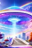 Placeholder: Ufo rainbow, futuriste ultra moderne,stairway to heaven,crystal city