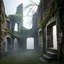 Placeholder: Award-winning fine art architectural photography of ancient ruins partially reclaimed by nature, vines and moss covering stone structures, soft morning fog, balanced composition, natural cinematic lighting, medium format capture, ultra realistic, masterpiece 64k