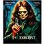 Placeholder: demonically possessed Regan MacNeil, The Exorcist poster art, by Wes Benscoter, by John Romita Jr, by Drew Struzan, horror poster, ultra detailed, cinematic lighting, epic masterpiece, colorful 70's horror aesthetic