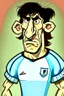 Placeholder: Damian Martinez Argentine football player cartoon 2d