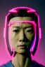 Placeholder: portrait, Asian cyborg woman, samurai warrior :: symmetry photography, cyberpunk style, cyborg eyes, pink hair, wires conveying, perfect eyes, samurai helmet, tiger mask, black samurai army, katana, japanese traditional ornaments, pink, white, black, glow eyes, cinematic, Ultra realistic, dark scene, soft color, highly detailed, unreal engine 5, RTX, ultra detail, 3d, finely drawn, high definition.