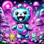 Placeholder: Alien invasion with Care Bears and Hello Kitty