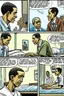 Placeholder: Obama’s hospital incident as a comic strip.