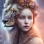 Placeholder: Young beautiful girl wearing floral crown next to a majestic, stunning lion on nature forest path, Chronicles of Narnia, 8k resolution, high-quality, fine-detail, iridescent, intricate, digital art, detailed matte, volumetric lighting, beautiful, illustration, 3D octane render, brian froud, howard lyon, selina french, anna dittmann, annie stokes, lisa parker, greg rutowski,