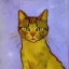 Placeholder: Portrait of a cat by Van Gogh