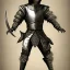 Placeholder: dark fantasy medieval character full body intricate armor ultra sharp illustration digital cgi with forest background