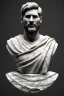 Placeholder: Ultra Realistic image, Roman sculpture, white marble material, Lionel Messi, gold sun radial crown, chisel style, waist up portrait, epic, celestial, cinematic lighting, God light, god rays, 4k resolution, smooth details, ornate details, soft lighting, unreal engine 5, marble background.