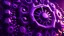 Placeholder: a giant cog with hexagonal shapes, purple tones, dreamy, psychedelic, 4k, sharp focus, volumetrics, trippy background