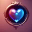 Placeholder: Glass shape of heart,shallow depth of field 50, macro lens, unreal engine 5, ultra detailed