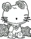 Placeholder: Hello Kitty coloring page