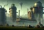 Placeholder: steam, poisonous buildings, industrial, diseaster, high detailed