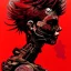 Placeholder: beautiful punk girl, hyper detailed, hyperdetailed, intricately detailed, illustration by <kilian eng> <Yoji Shinkawa>, darkred tones,