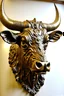 Placeholder: bull wall sculpture