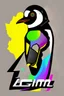 Placeholder: "Generate a Glitch Penguin vector graphics logo for a trendy T-shirt design. No background, PNG style, Depict a penguin with distorted, glitchy elements, giving it a unique and edgy look. Use bold colors and jagged lines to create an eye-catching and unconventional logo."
