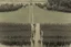 Placeholder: military parade; two columns of soldiers; birds eye view; soldiers marching