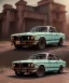 Placeholder: Realistic image. Grunge BMW 4 2024. 4k resolution, intricate details, ornate details, soft lighting, vibrant colors, mad max background