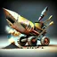 Placeholder: Wheelbarrow with rocket engines