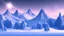 Placeholder: Snow mountains rolling plains