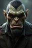 Placeholder: orc mafia boss realistic