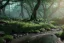 Placeholder: Immersive​ fantasy elven forest blossom river 4k full hd